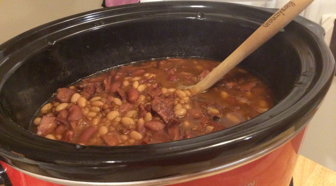 Slow Cooker Beans and Ham